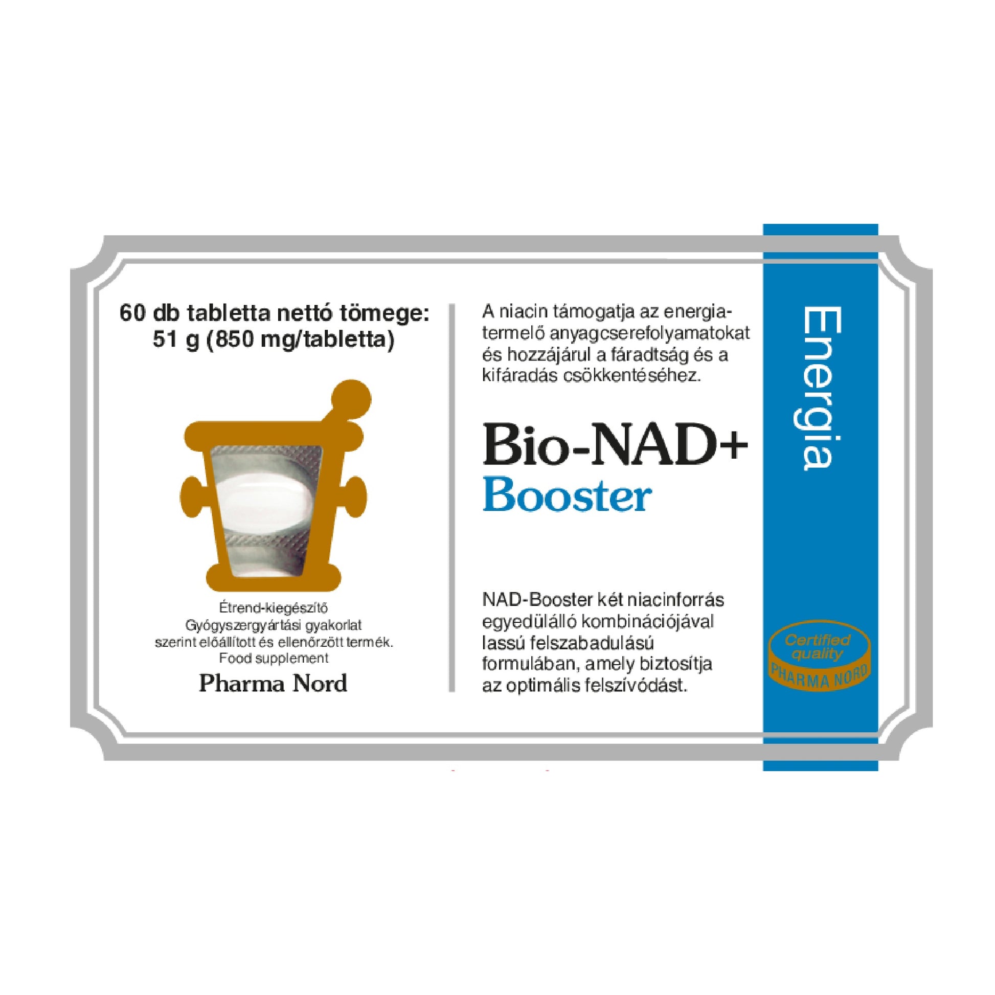 menopauza, andropauza, pharmanord, bio-nad+ booster, fáradtság, agyi köd