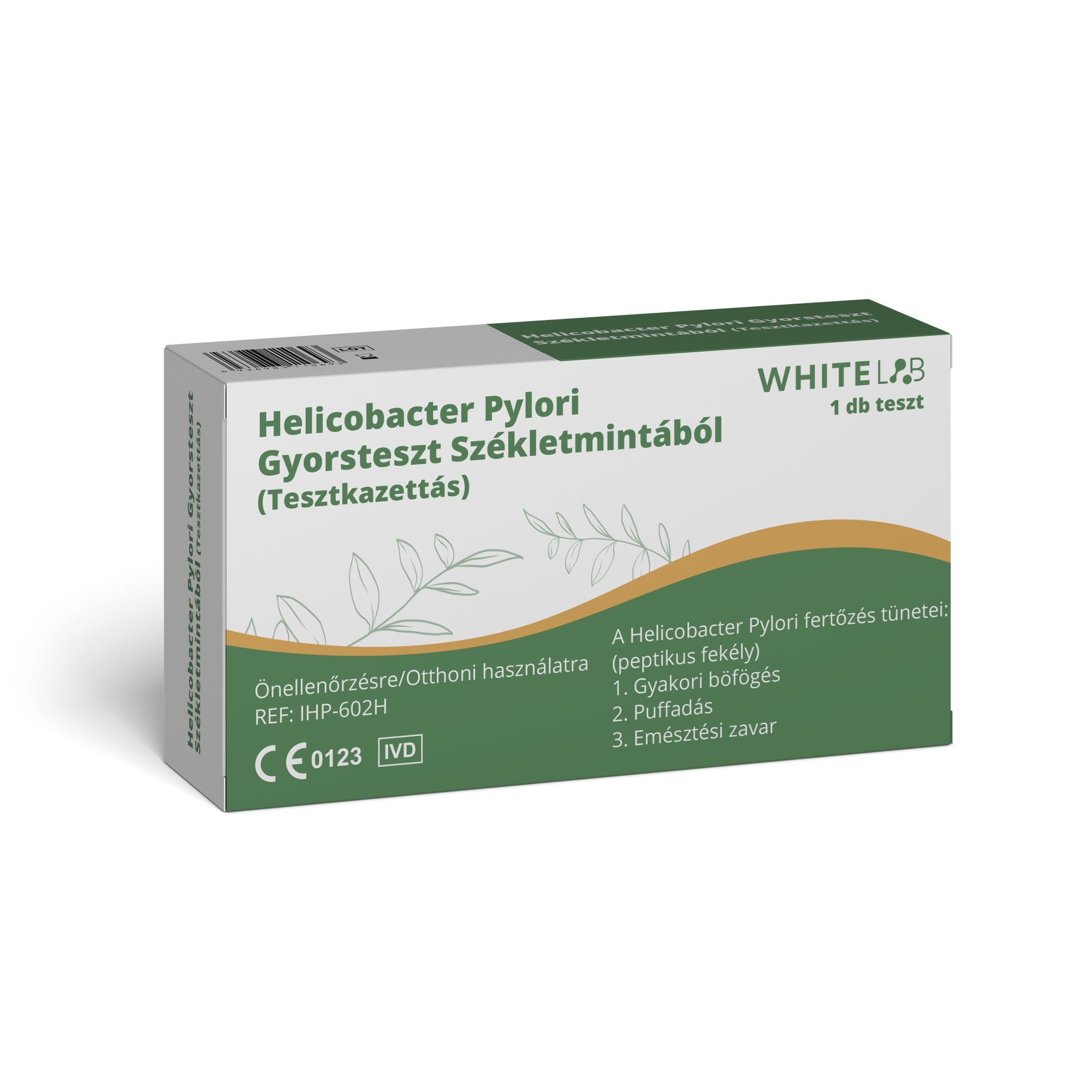 menopauza, andropauza, whitelab, helicobacter gyorsteszt, puffadás